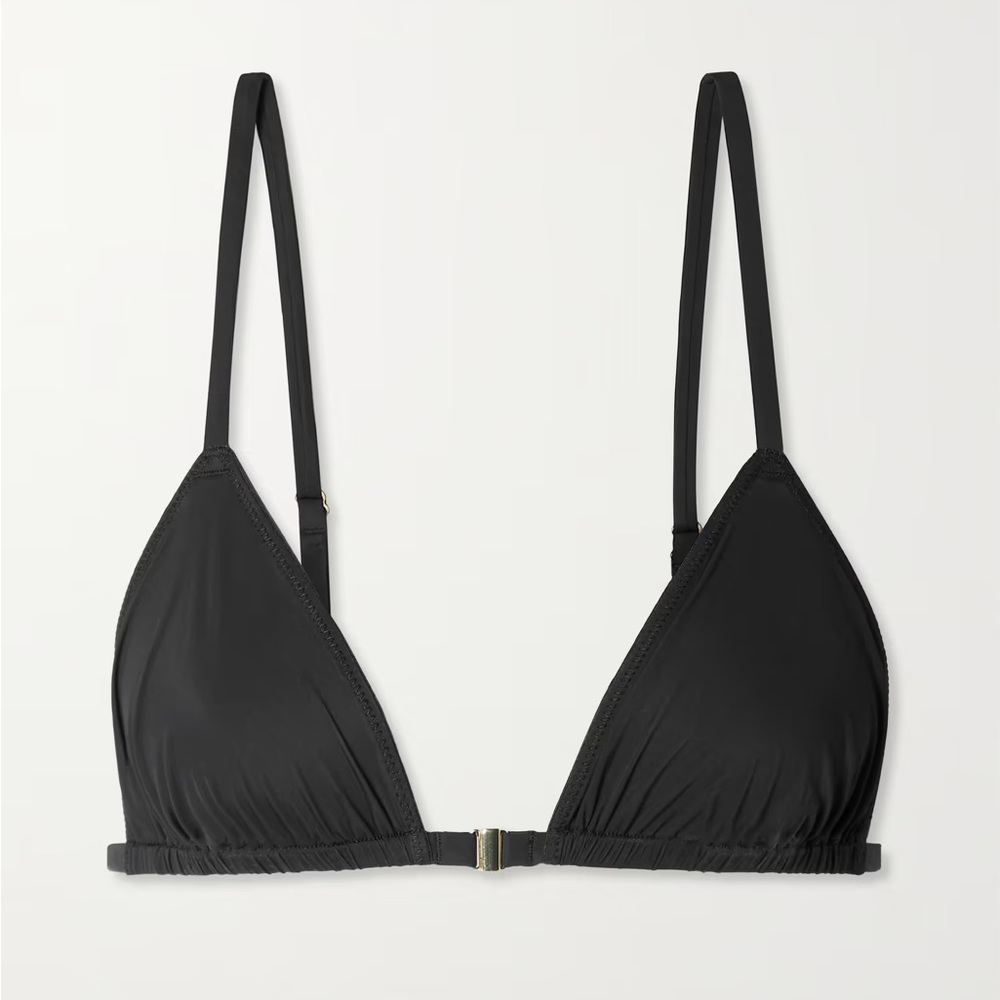 Skims Onyx jelly sheer triangle bralette
